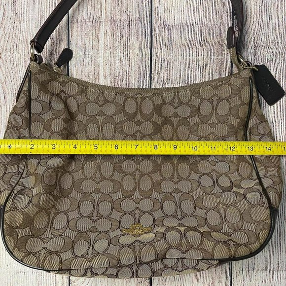 Coach Signature Canvas Hobo Bag - Picture 5 of 6